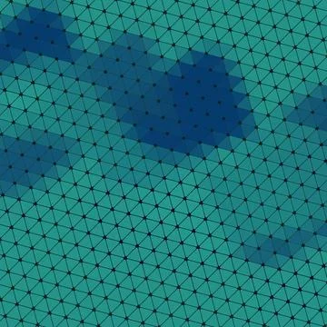 Abstract retro Artistic Low Polygon triangle strip with Geometric grid Mesh patt Illustrazione stock