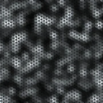 Abstract retro Artistic Low Polygon triangle strip with Geometric grid Mesh Illustrazione stock