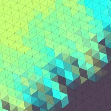 Abstract retro Artistic Low Polygon triangle strip with Geometric grid Mesh Illustrazione stock