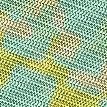 Abstract retro Artistic Low Polygon triangle strip with Geometric grid Mesh Stock Illustration