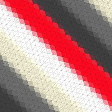 Abstract retro Artistic Low Polygon triangle strip with Geometric grid Mesh Illustrazione stock