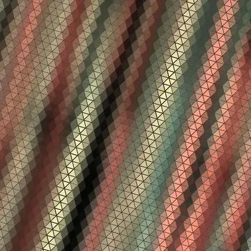 Abstract retro Artistic Low Polygon triangle strip with Geometric grid Mesh Illustrazione stock