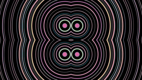 Abstract retro background with colorful circles. Vídeo Stock 239772235