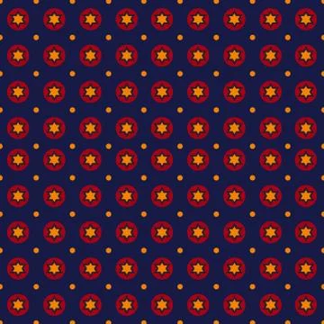 Abstract retro background. creative stars pattern. vector. Stock Illustration