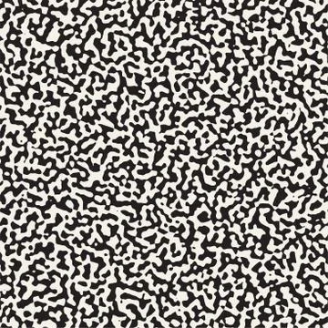 Abstract Retro Background Design. Vector Seamless Black And White Pattern. Stock Illustration