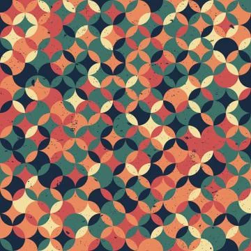 Abstract Retro Background Stock Illustration