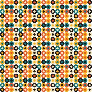 Abstract Retro Background Stock Illustration