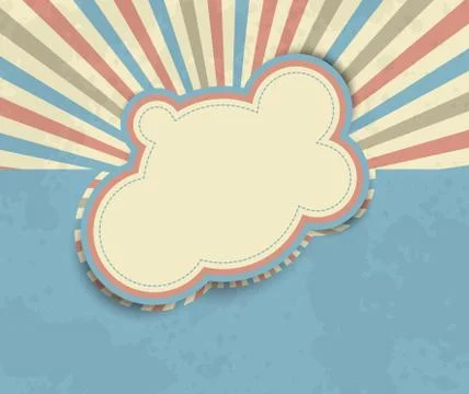 Abstract retro background Stock Illustration