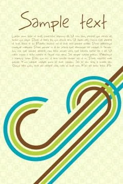 Abstract retro background Stock Illustration