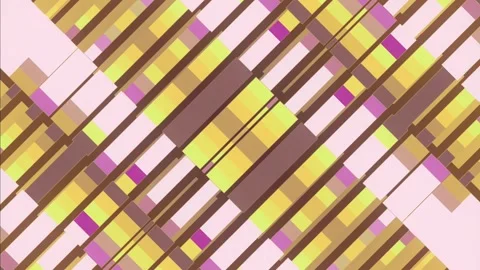 Abstract retro background with moving diagonal lines. 3d rendering 4K Stock Footage 314826271