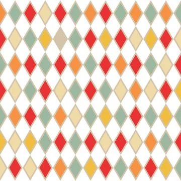 Abstract retro background with rhombus. Vector illustration . Stock-Illustration