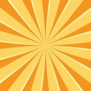 Abstract retro background with sun ray. Summer vector illustration Stock Illustration