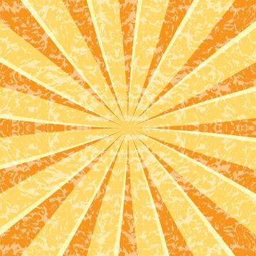 Abstract retro background with sun ray. Summer vector illustration Illustrazione stock