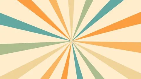 Abstract retro background with sunburst rays イラスト素材