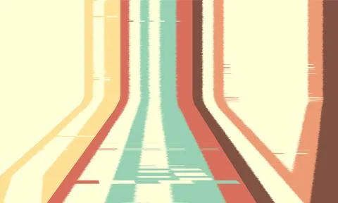 Abstract retro background with vertical stripes in muted vintage colors and.. Stock Illustration