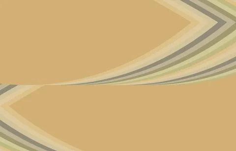 Abstract Retro Beige Chevron Wave Background With Soft Stripes and Minimal Mi Illustrazione stock