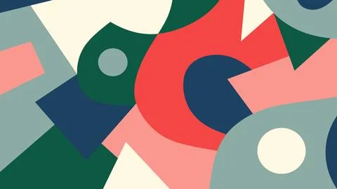 Abstract retro collage background Stock Illustration