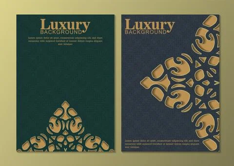 Abstract retro color pattern texture for book cover template vector set Stock Illustration