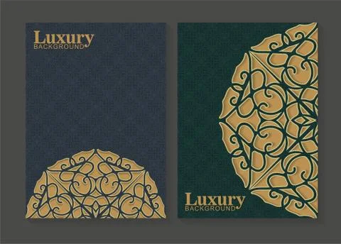 Abstract retro color pattern texture for book cover template vector set Stock Illustration