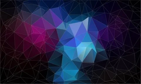 Abstract retro color Triangle Background. Vector greeting card Stock Illustration