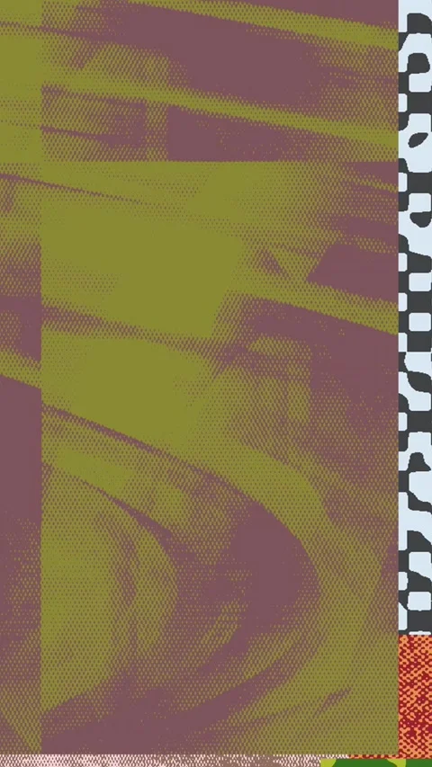 An abstract retro criss cossing texture motion graphic design element. Stock Footage 297784447