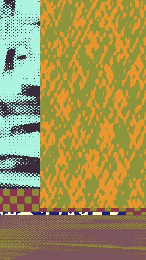 An abstract retro criss cossing texture motion graphic design element. Stock Footage 297785278