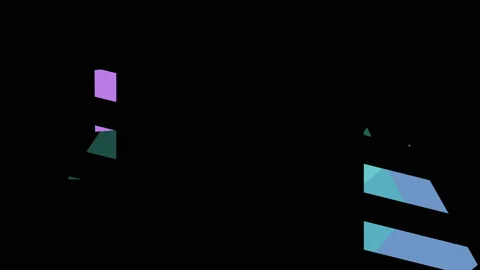 Abstract Retro Design Background Loop Stock Footage 201473201