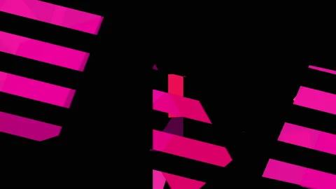 Abstract Retro Design Background Loop Stock Footage 201473342