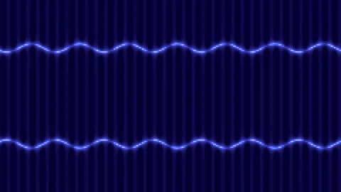 Abstract retro equalizer wave line pattern visualization for audio spectrum.. Stock Footage 339793315