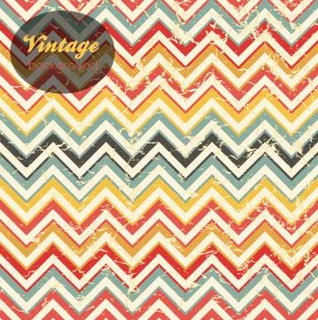 Abstract Retro Geometric Background. Stock Illustration