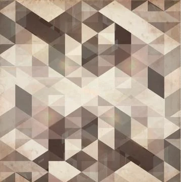 Abstract retro geometric background, vector &amp; illustration Stock Illustration