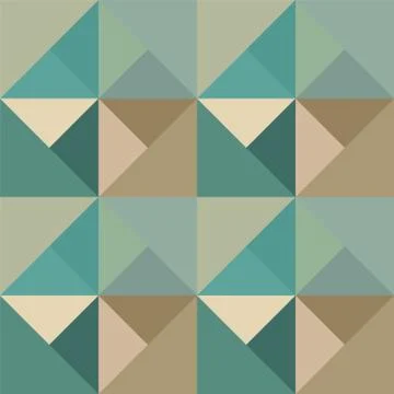 Abstract Retro Geometric Background. Vector Stock Illustration