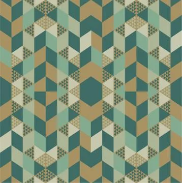 Abstract Retro Geometric Background. Vector Stock Illustration