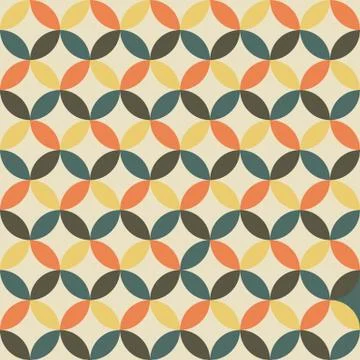 Abstract retro geometric pattern Stock Illustration