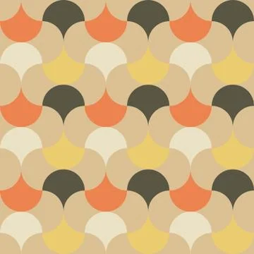 Abstract retro geometric pattern Stock Illustration
