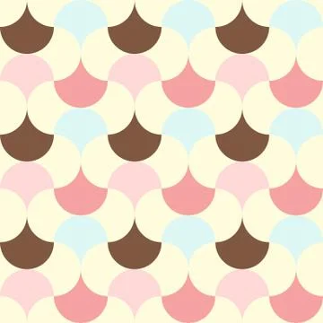 Abstract retro geometric pattern Stock Illustration