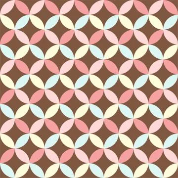 Abstract retro geometric pattern Stock Illustration