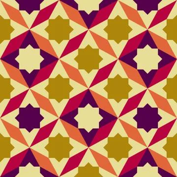 Abstract retro geometric pattern Stock Illustration