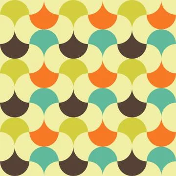 Abstract retro geometric pattern Stock Illustration