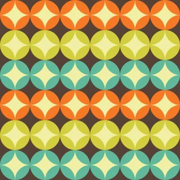 Abstract retro geometric pattern Stock Illustration