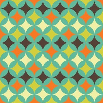 Abstract retro geometric pattern Stock Illustration