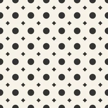 Abstract retro geometric seamless pattern Stock Illustration