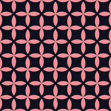 Abstract Retro Geometric seamless pattern. Bright colorful nostalgic backgrou Stock-Illustration