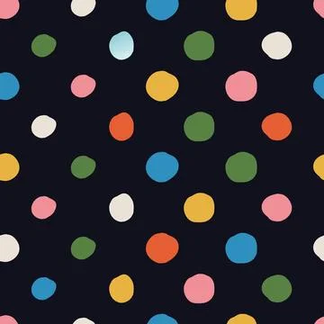 Abstract Retro Geometric seamless pattern. Bright colorful nostalgic backgrou Illustrazione stock