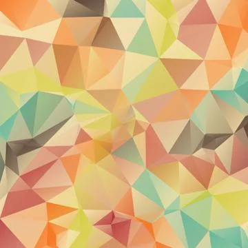 Abstract retro geometric triangle background Stock Illustration