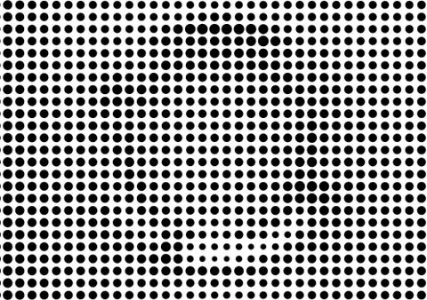 Abstract retro halftone background Stock Illustration