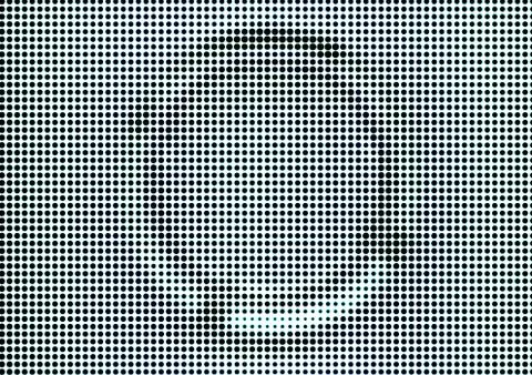Abstract retro halftone background Stock Illustration