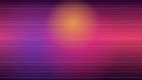 Abstract retro neon sunset background with a shifting glowing orb Stock Footage 335937459