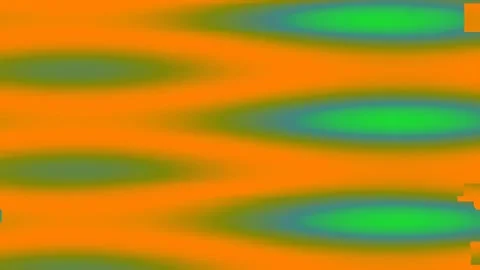 Abstract retro orange and teal wavy pattern background seamless motion loop Stock Footage 341059935