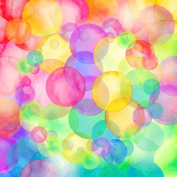 Abstract retro pastel pattern. Round shapes texture Stock Illustration